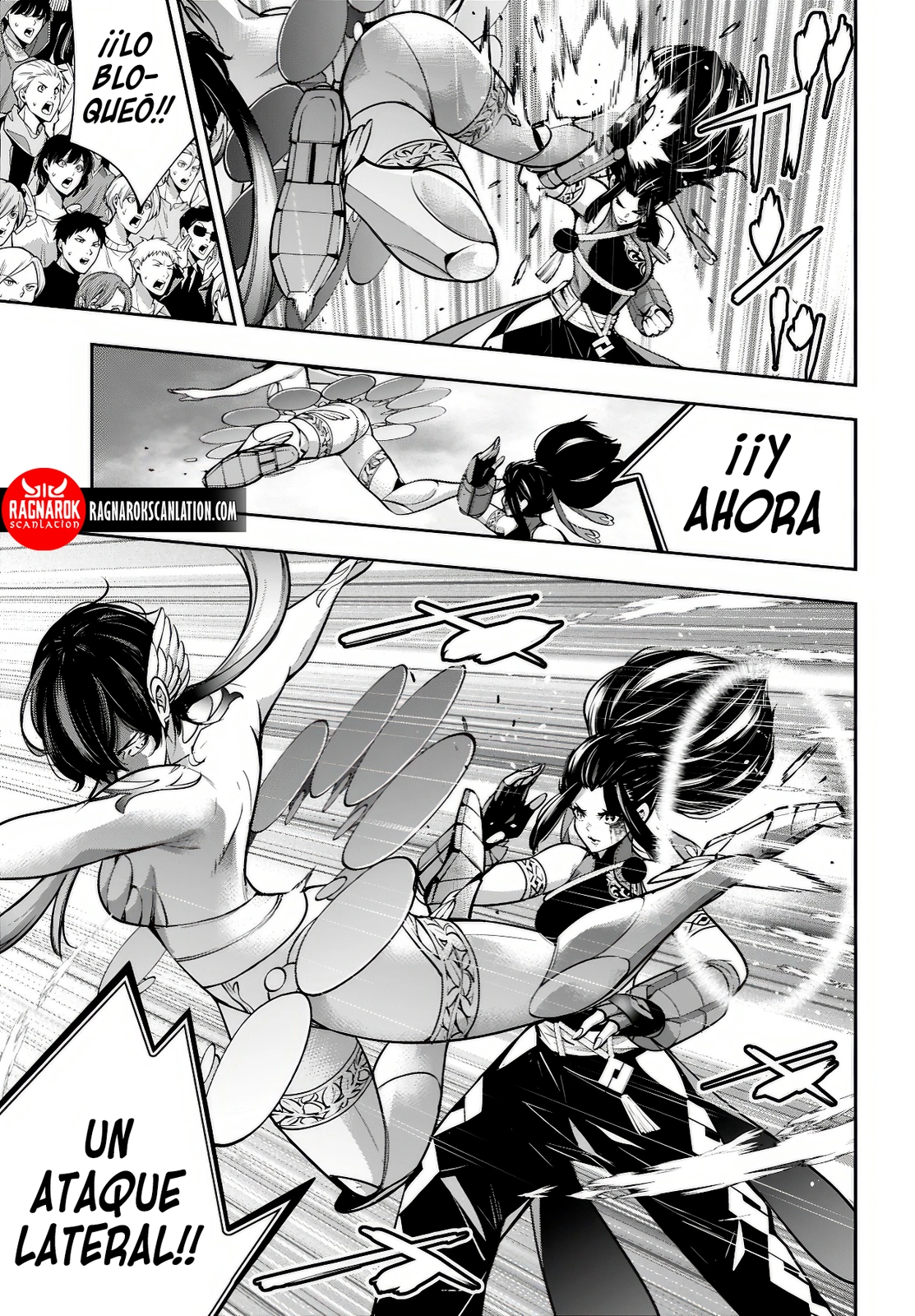 Majo Taisen - The War of Greedy Witches Capitulo 46: El estilo que combina ataque y defensa página 17