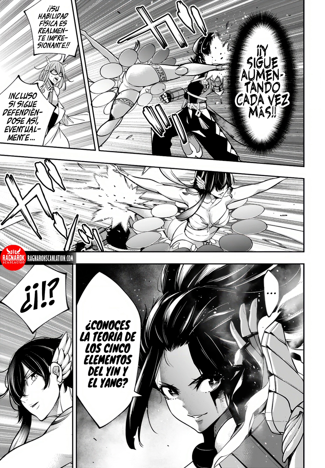 Majo Taisen - The War of Greedy Witches Capitulo 46: El estilo que combina ataque y defensa página 19