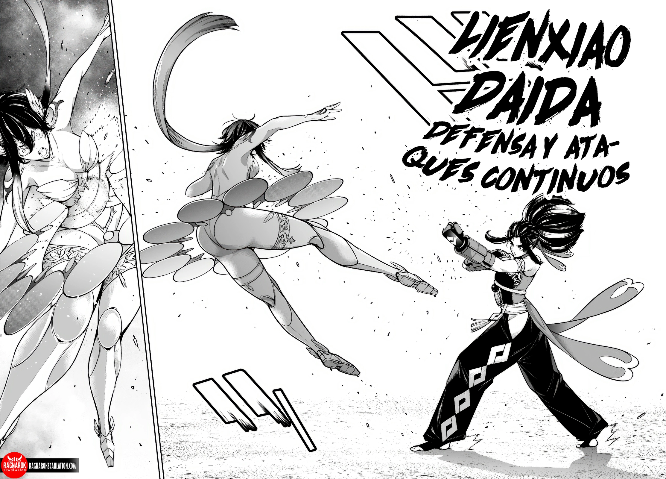 Majo Taisen - The War of Greedy Witches Capitulo 46: El estilo que combina ataque y defensa página 22