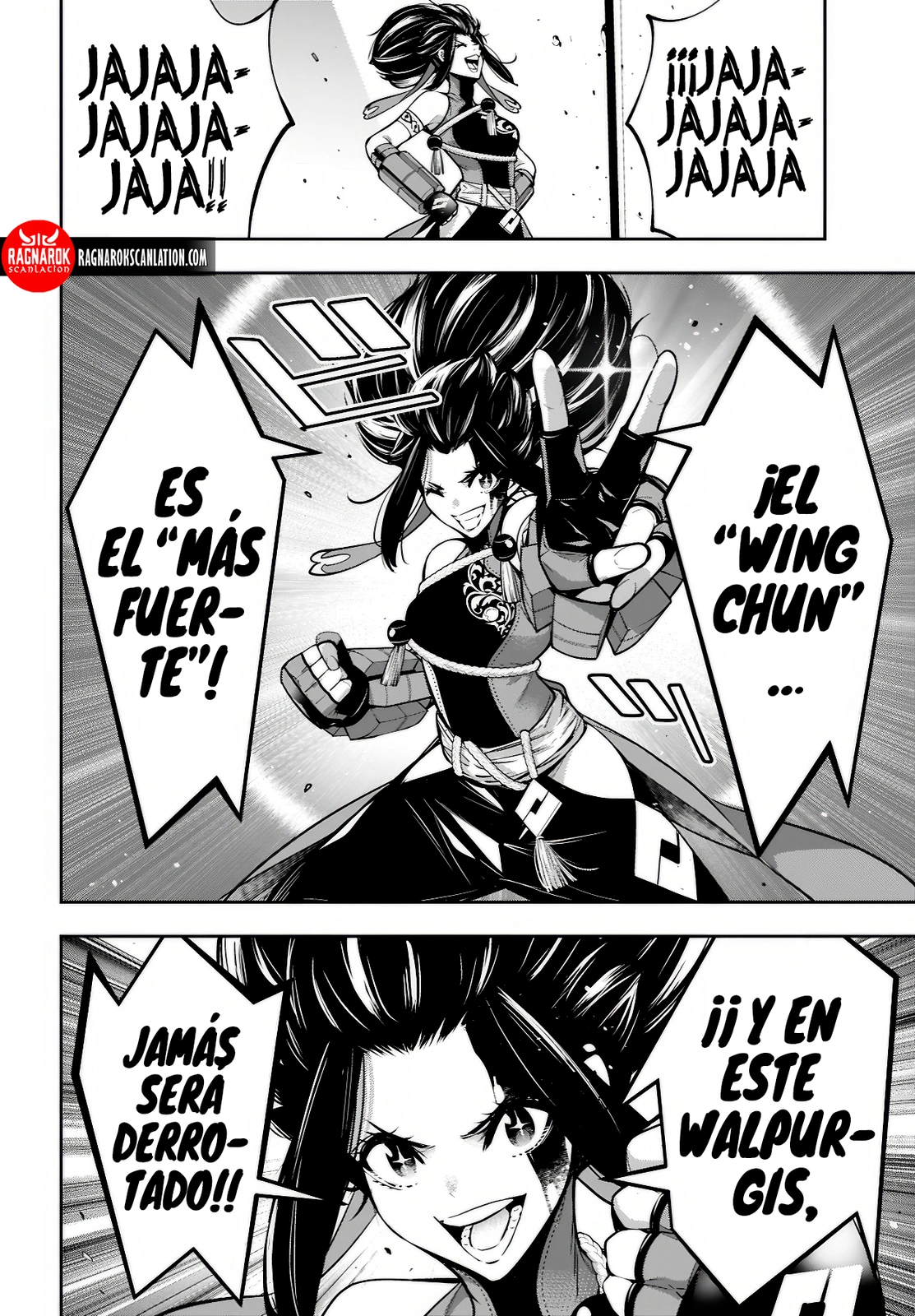 Majo Taisen - The War of Greedy Witches Capitulo 46: El estilo que combina ataque y defensa página 27