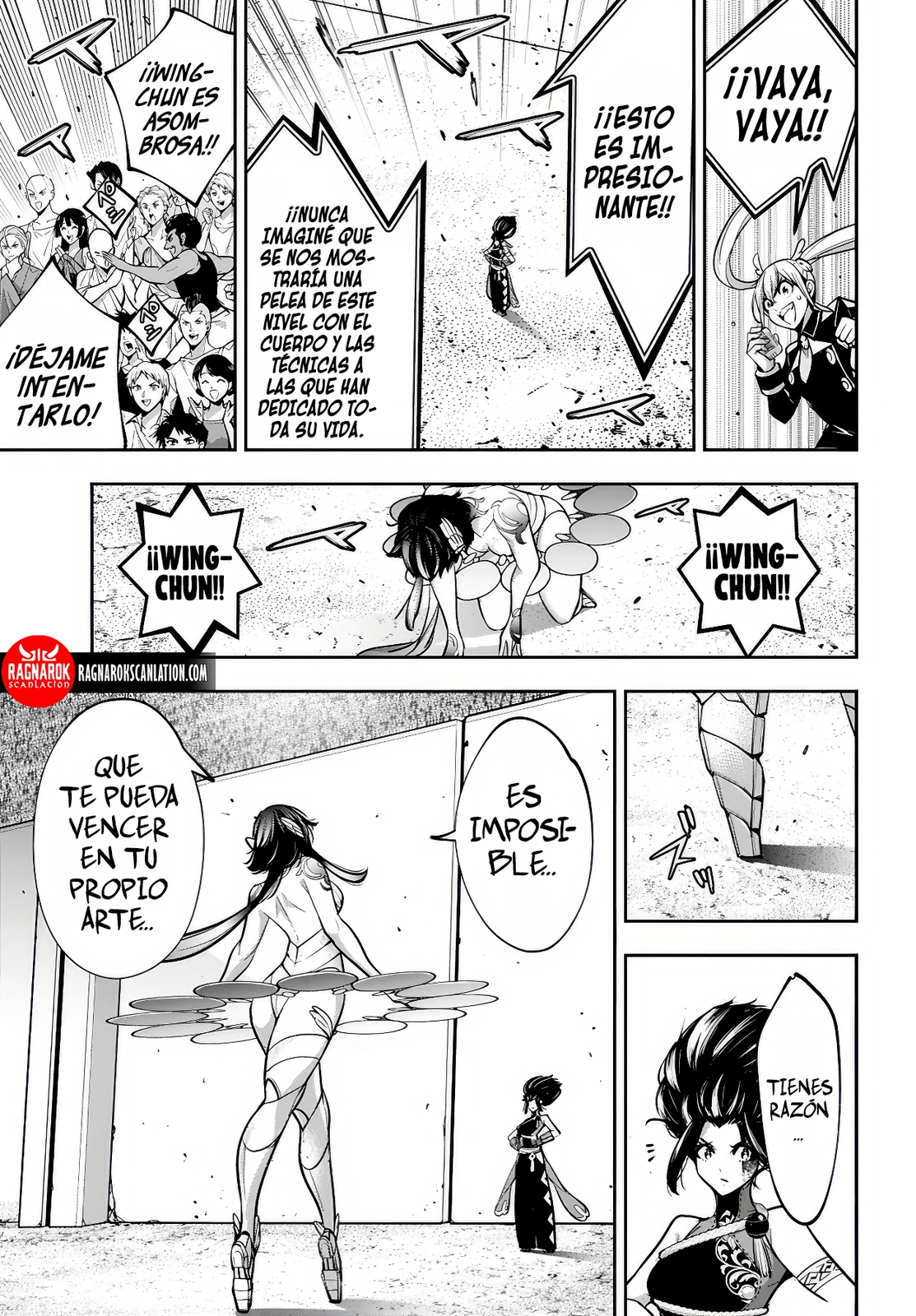 Majo Taisen - The War of Greedy Witches Capitulo 46: El estilo que combina ataque y defensa página 28