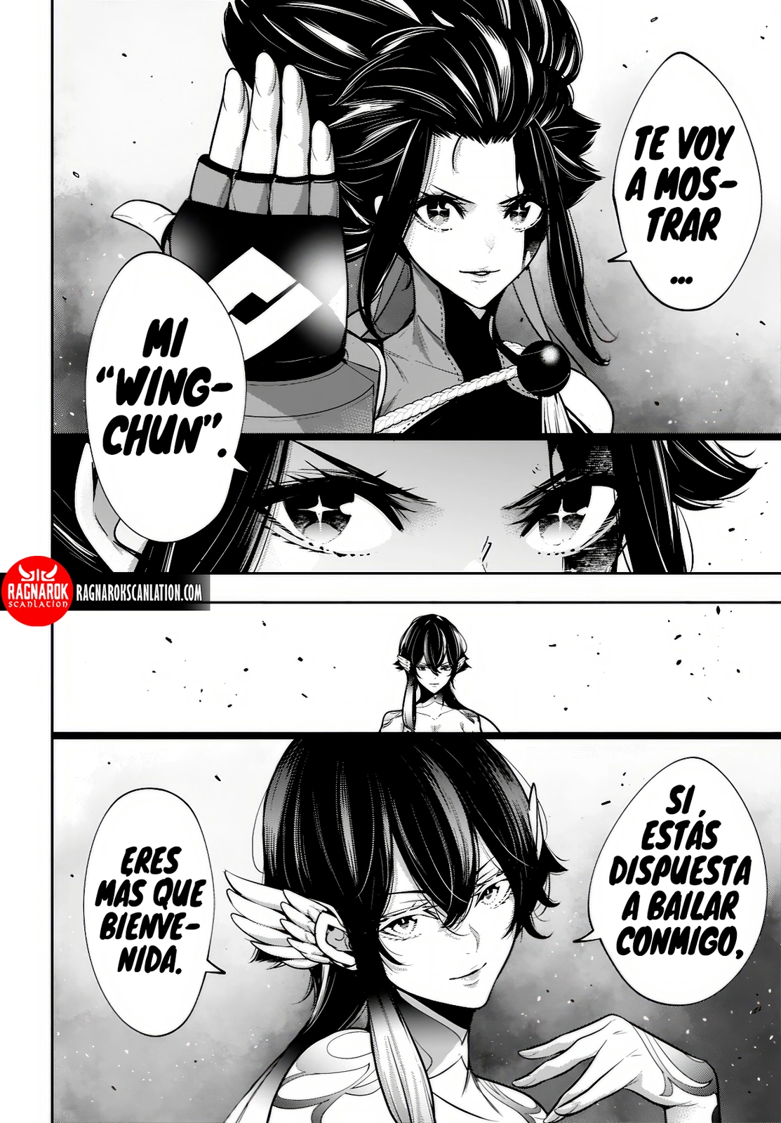 Majo Taisen - The War of Greedy Witches Capitulo 46: El estilo que combina ataque y defensa página 4