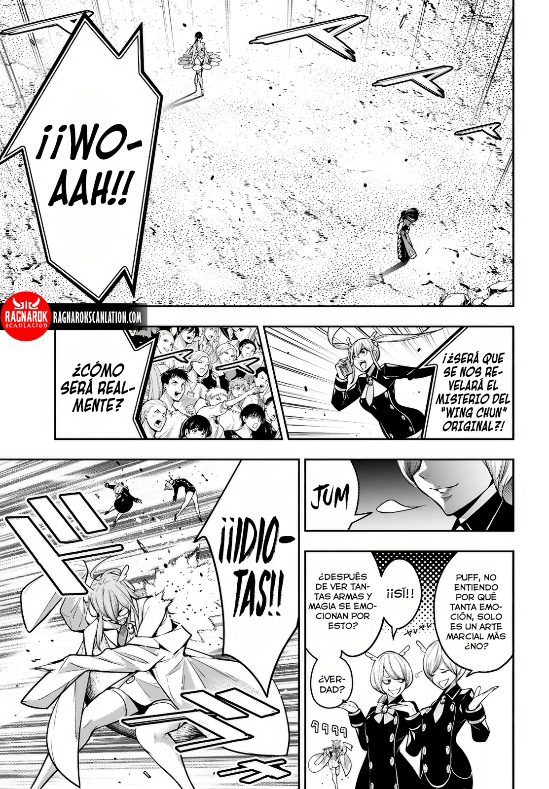 Majo Taisen - The War of Greedy Witches Capitulo 46: El estilo que combina ataque y defensa página 5