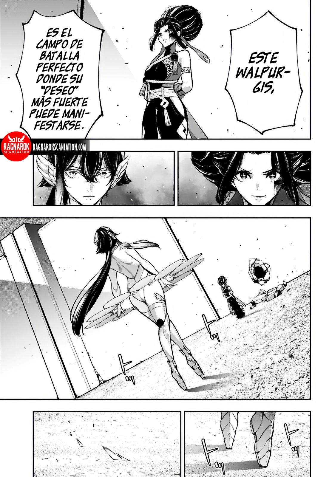 Majo Taisen - The War of Greedy Witches Capitulo 46: El estilo que combina ataque y defensa página 7