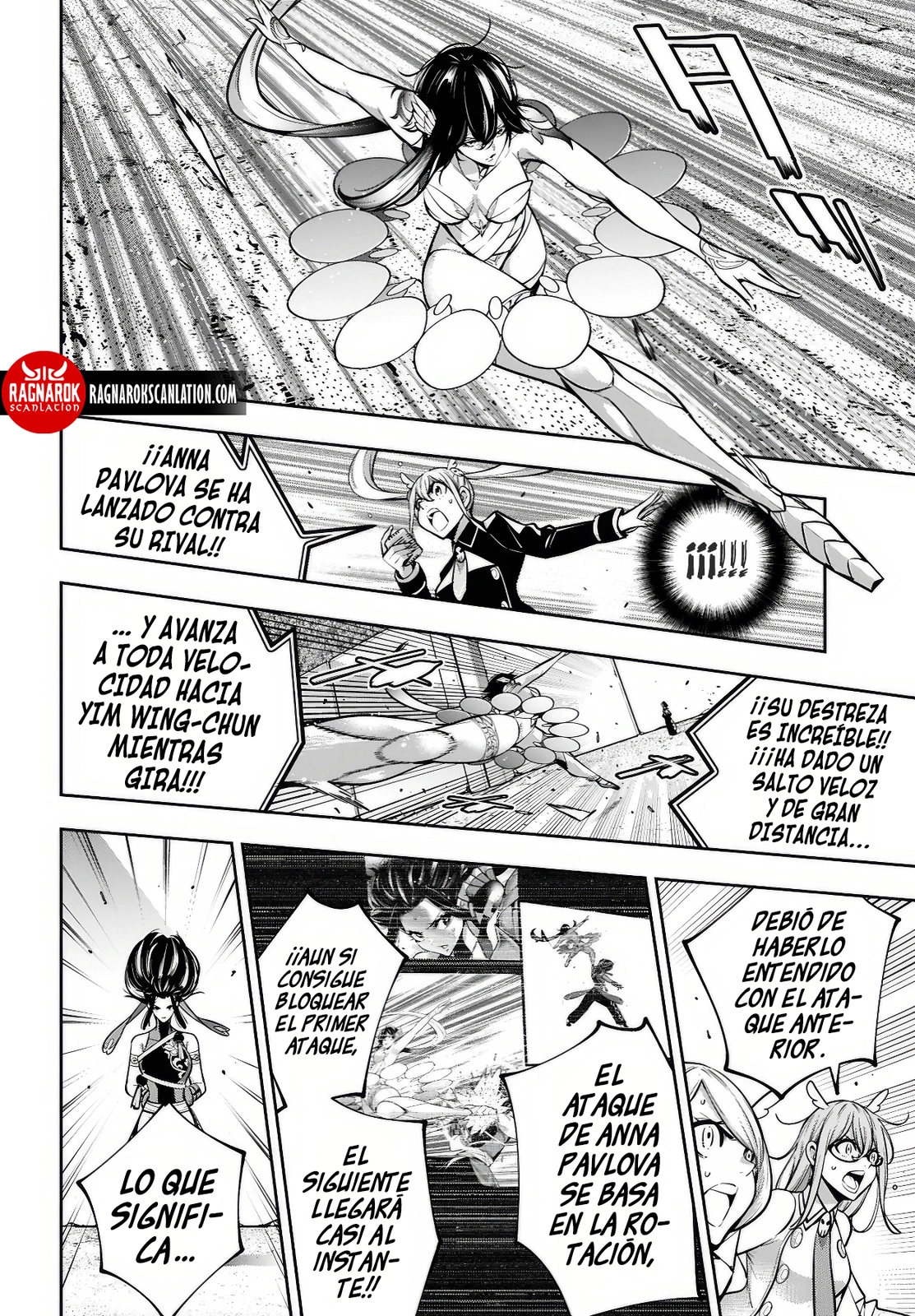 Majo Taisen - The War of Greedy Witches Capitulo 46: El estilo que combina ataque y defensa página 8
