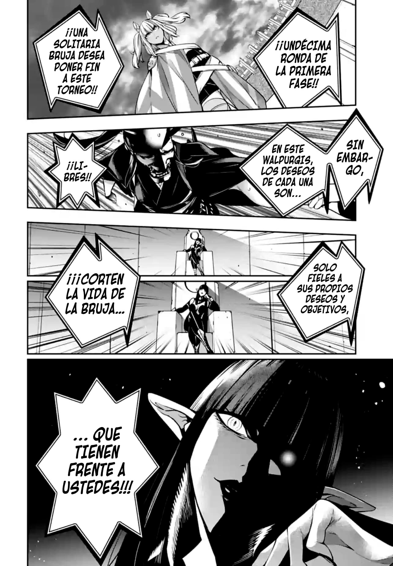 Majo Taisen - The War of Greedy Witches Capitulo 50: Cooperemos página 34