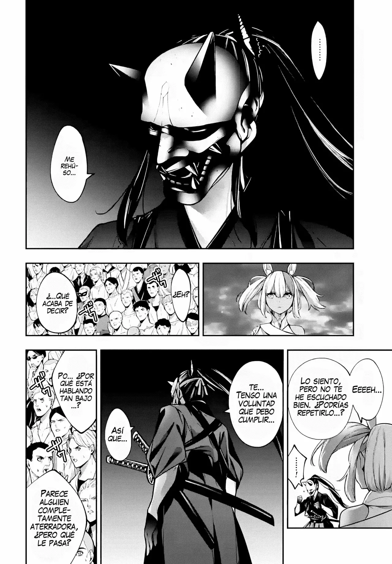 Majo Taisen - The War of Greedy Witches Capitulo 51: La máscara página 17