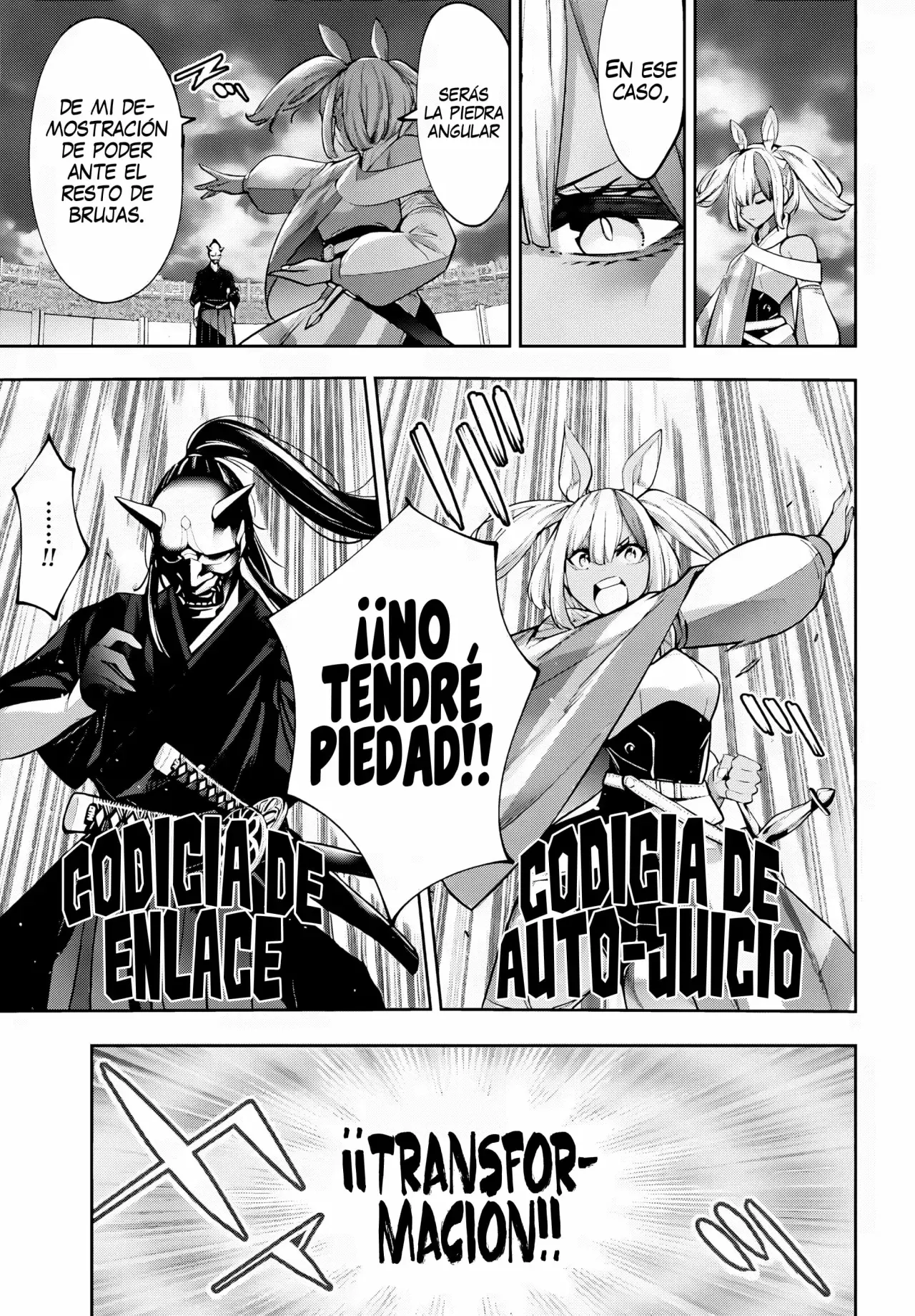 Majo Taisen - The War of Greedy Witches Capitulo 51: La máscara página 18