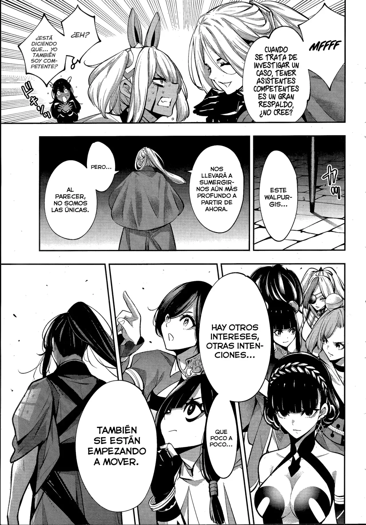 Majo Taisen - The War of Greedy Witches Capitulo 56: La facción página 37