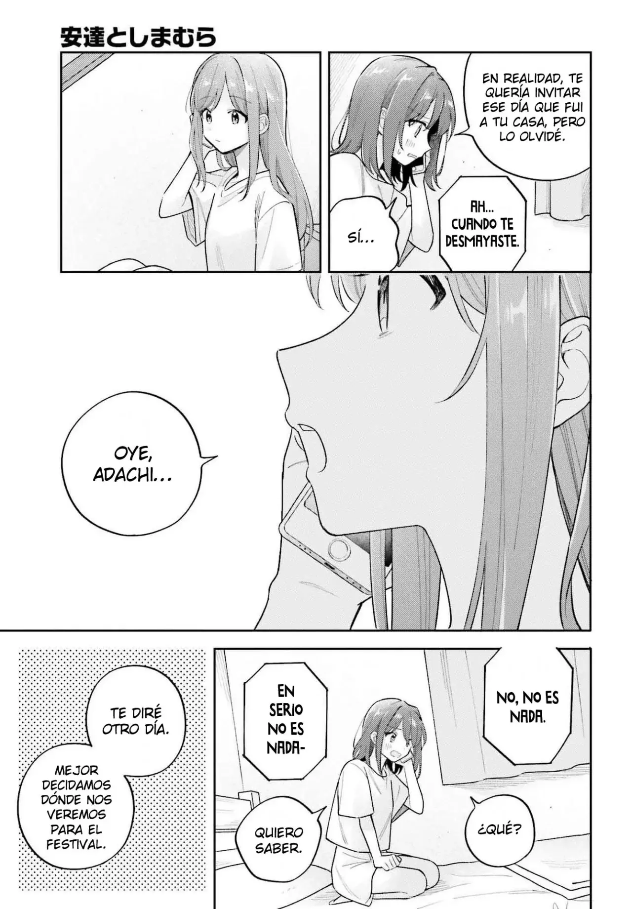 Adachi To Shimamura (Moke ver.) Capitulo 37 página 4