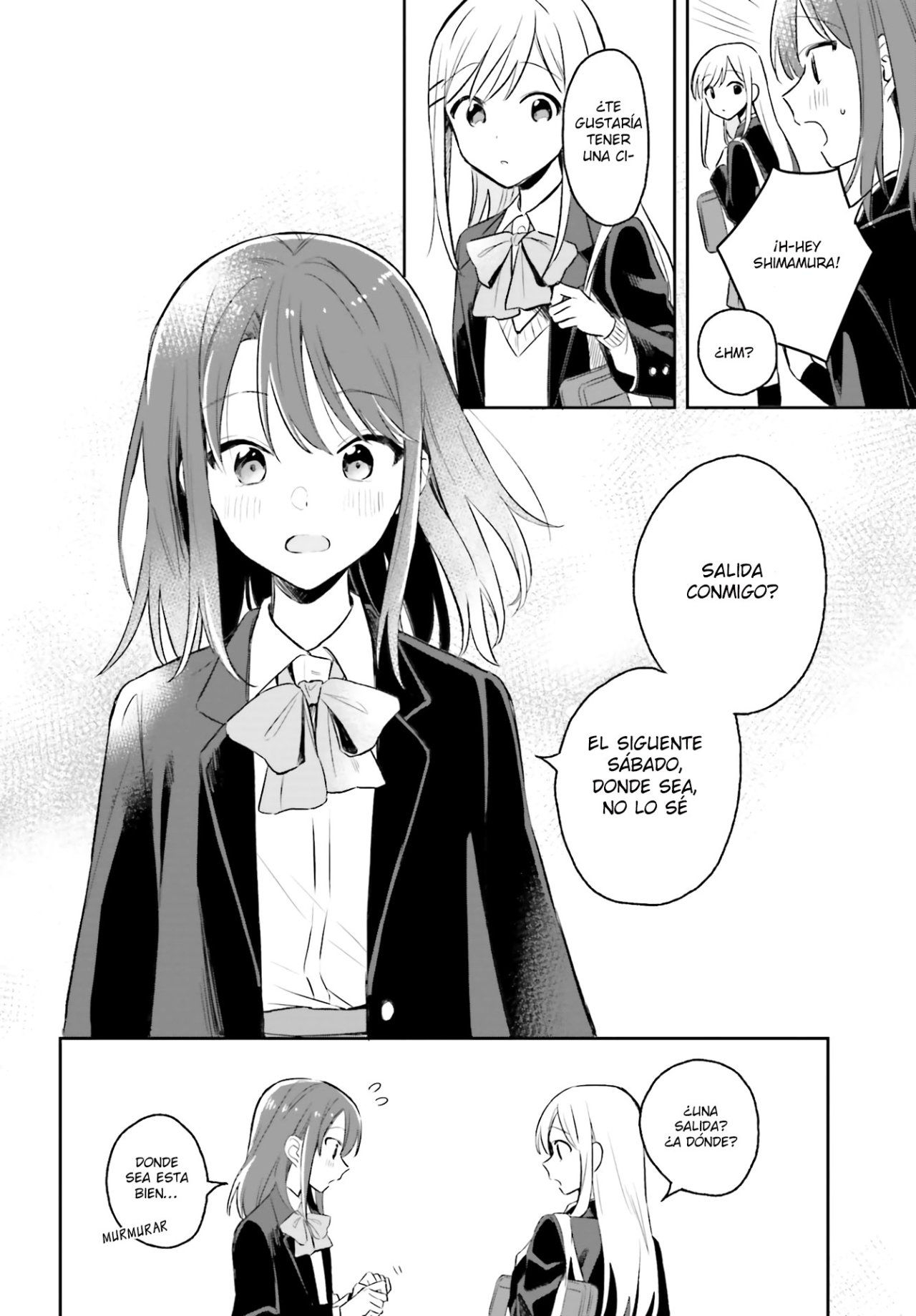 Adachi To Shimamura (Moke ver.) Capitulo 4: Triángulo Isoceles página 19