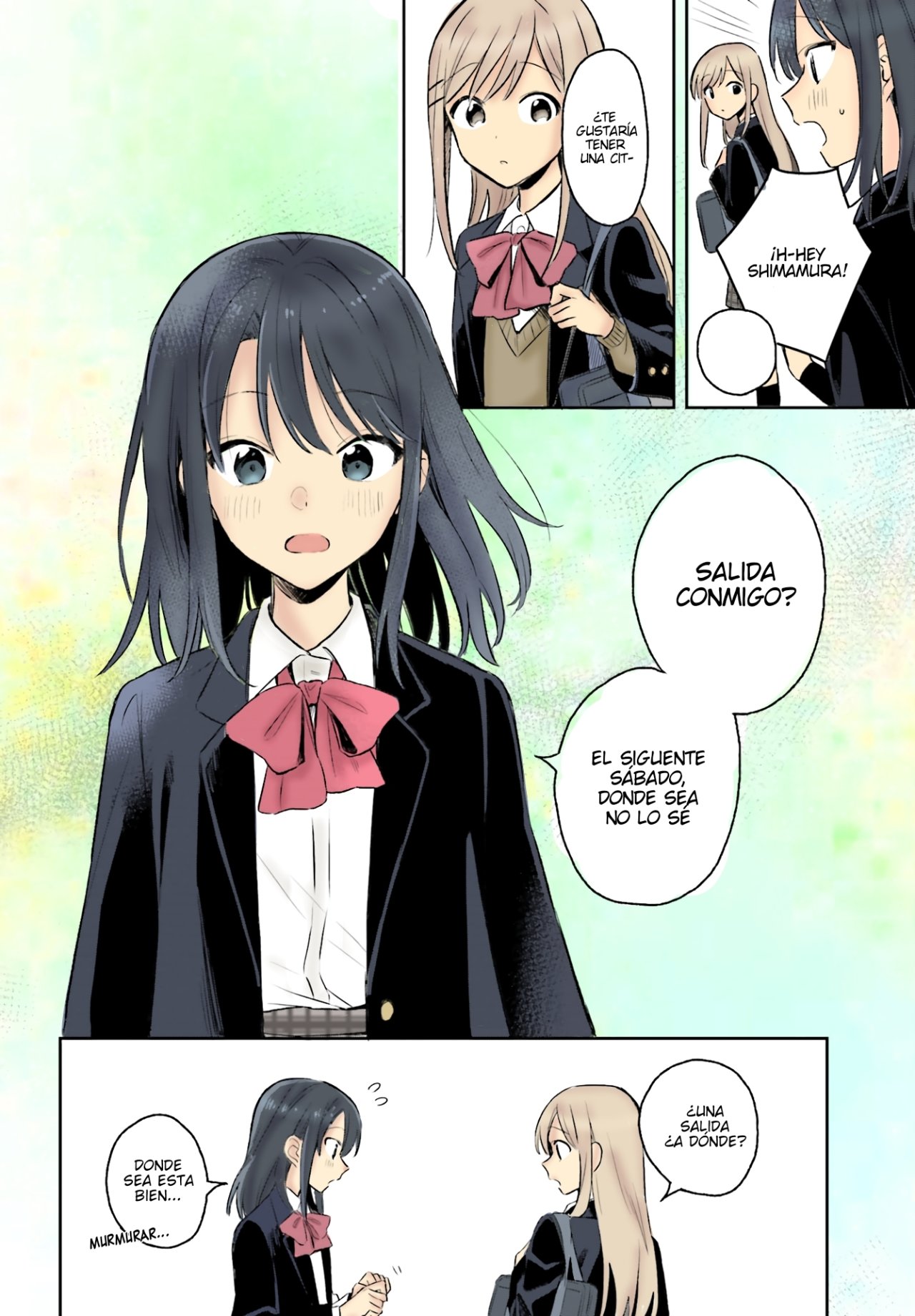 Adachi To Shimamura (Moke ver.) Capitulo 4: Triángulo Isoceles página 20