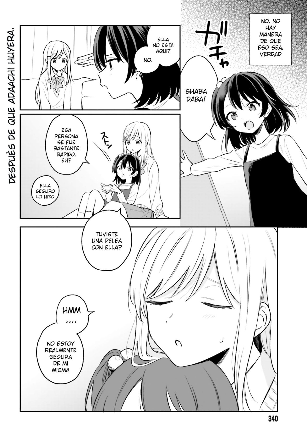 Adachi To Shimamura (Moke ver.) Capitulo 4: Triángulo Isoceles página 4