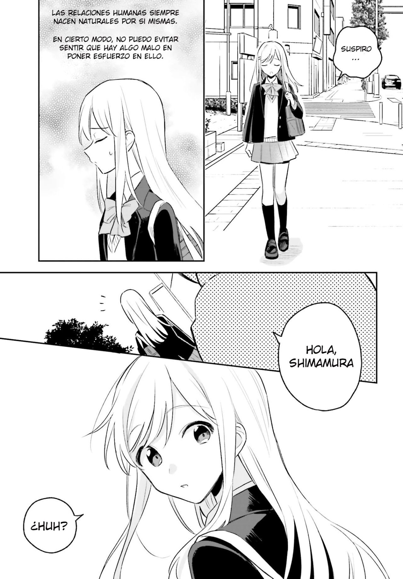 Adachi To Shimamura (Moke ver.) Capitulo 4: Triángulo Isoceles página 9