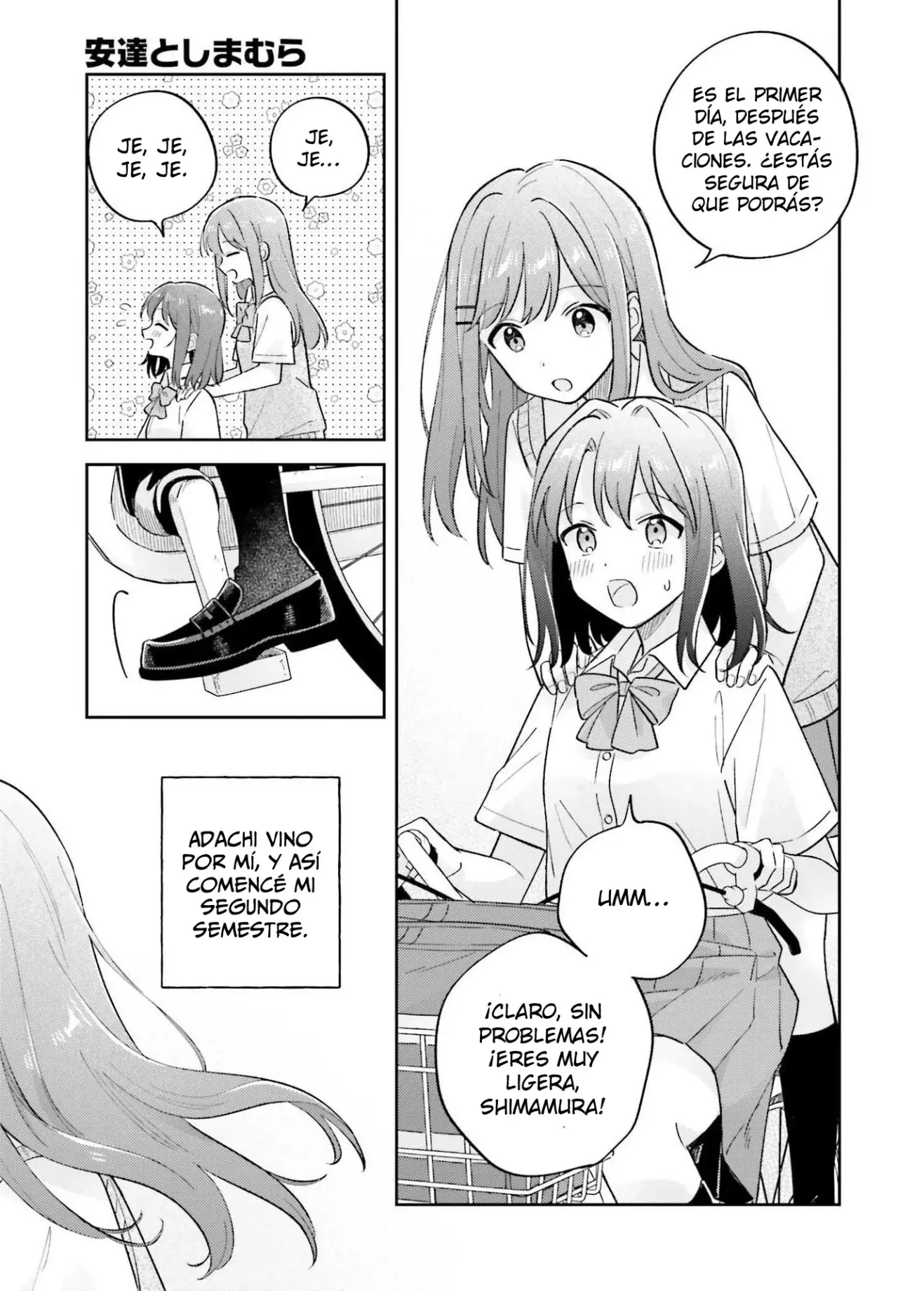 Adachi To Shimamura (Moke ver.) Capitulo 41 página 4