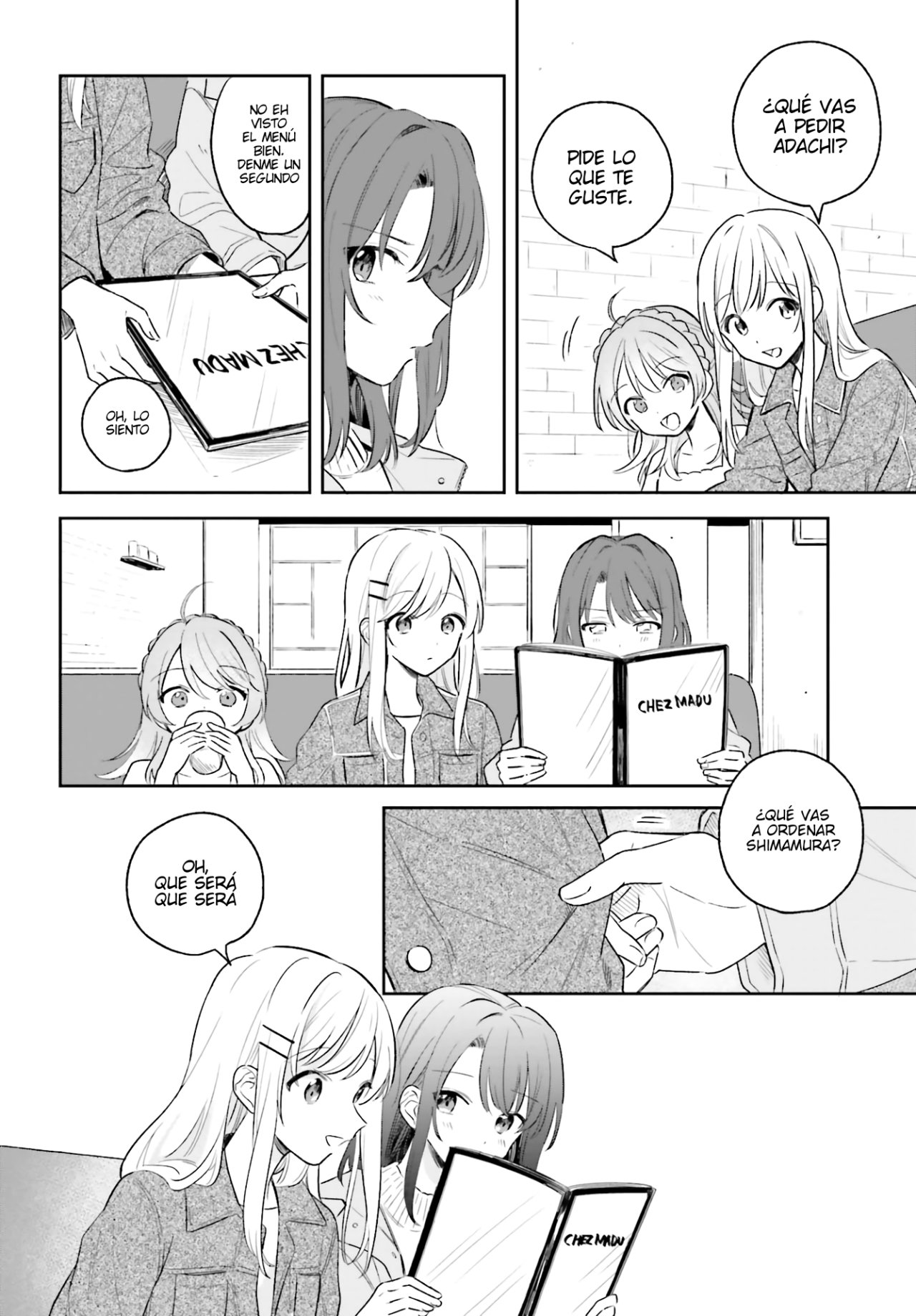 Adachi To Shimamura (Moke ver.) Capitulo 5: Triángulo Isoceles 2 página 13