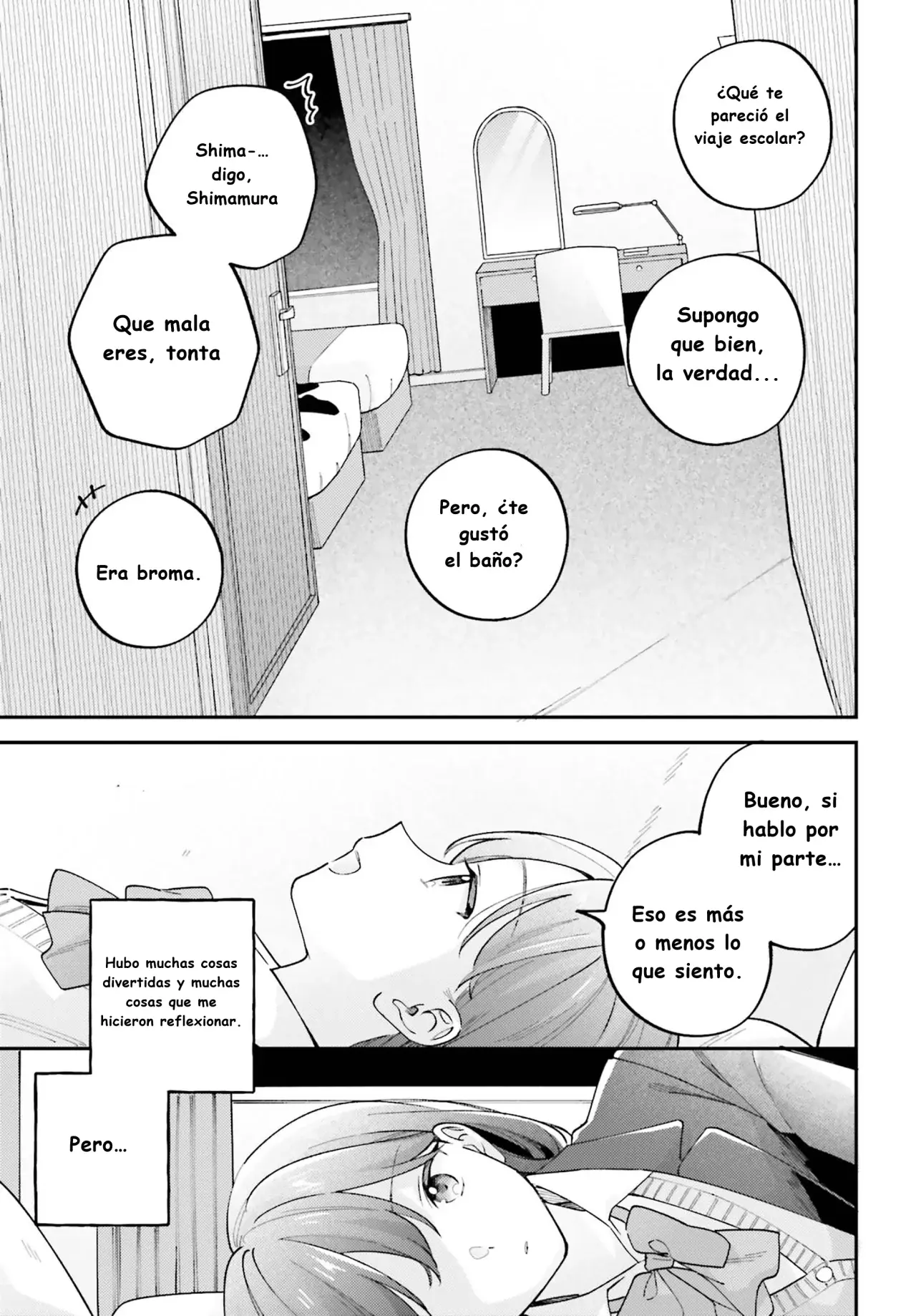 Adachi To Shimamura (Moke ver.) Capitulo 54 página 9