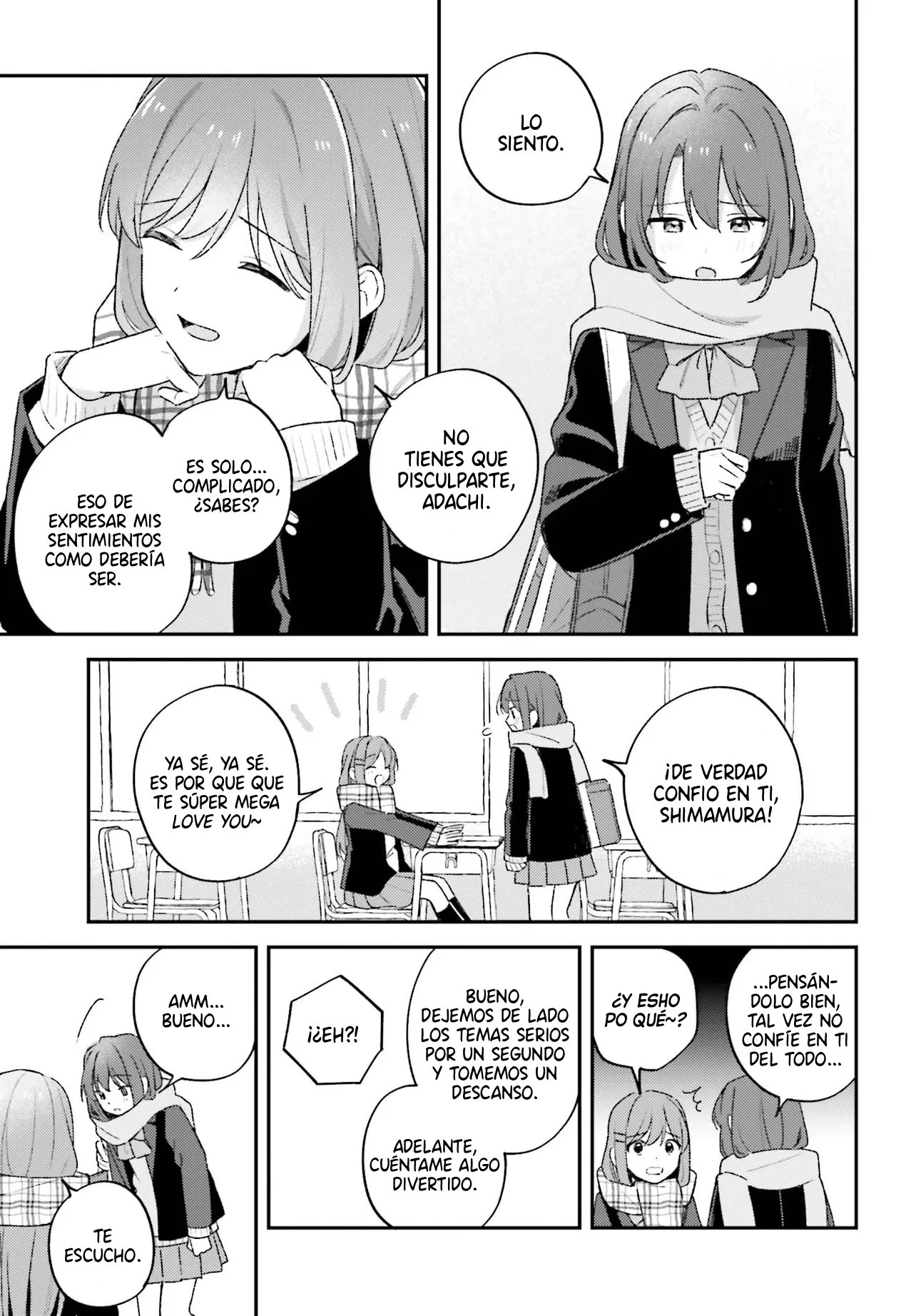 Adachi To Shimamura (Moke ver.) Capitulo 57.2 página 8