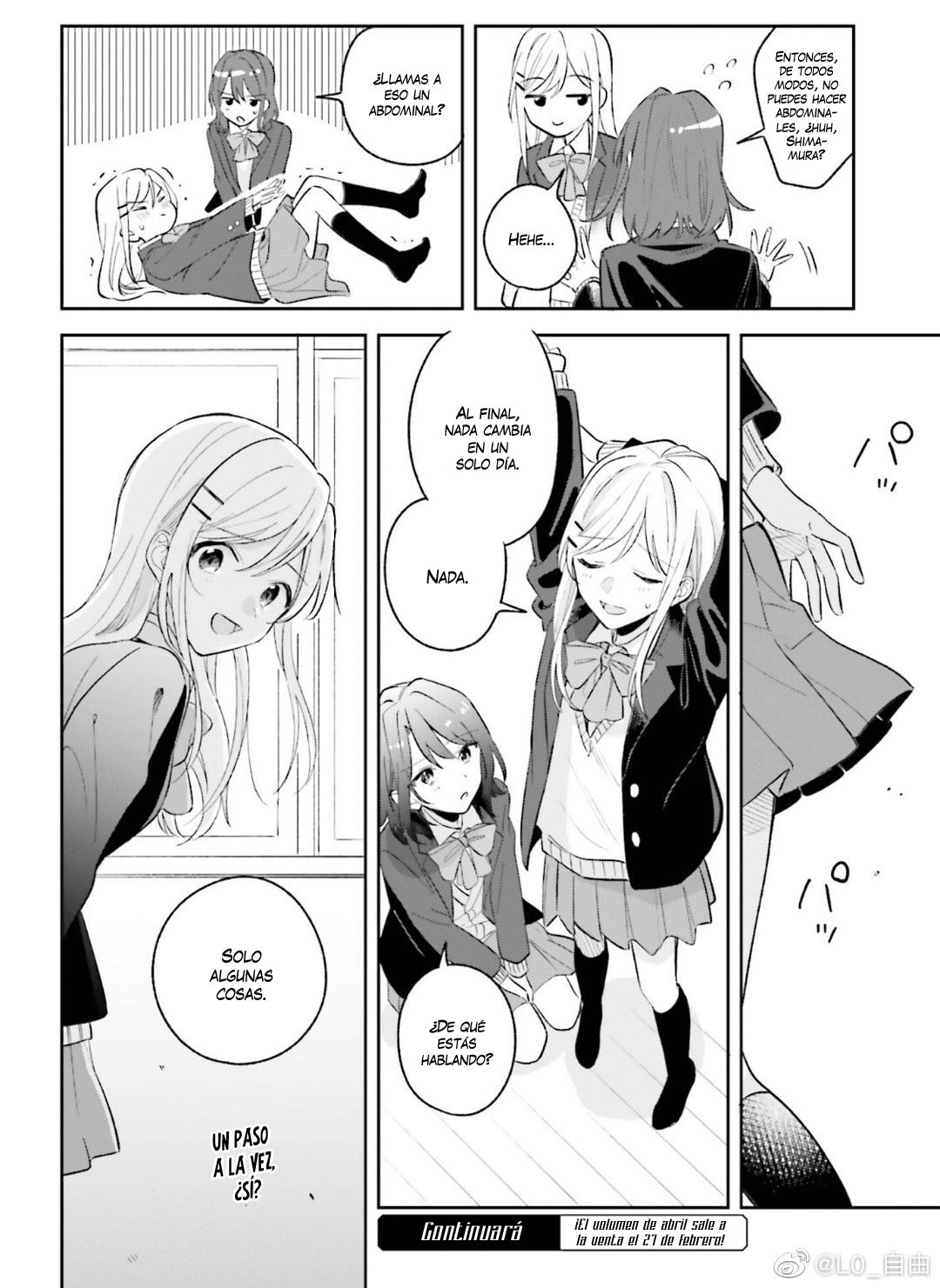 Adachi To Shimamura (Moke ver.) Capitulo 8 página 21
