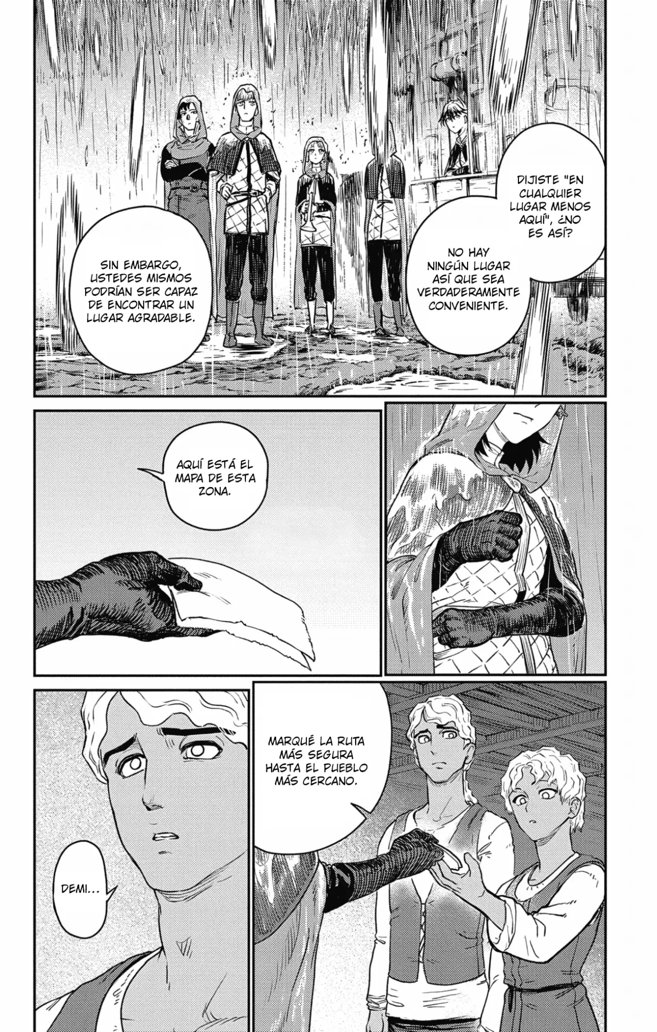 The Bugle Call Capitulo 18: Refugiándose de la Lluvia. página 38