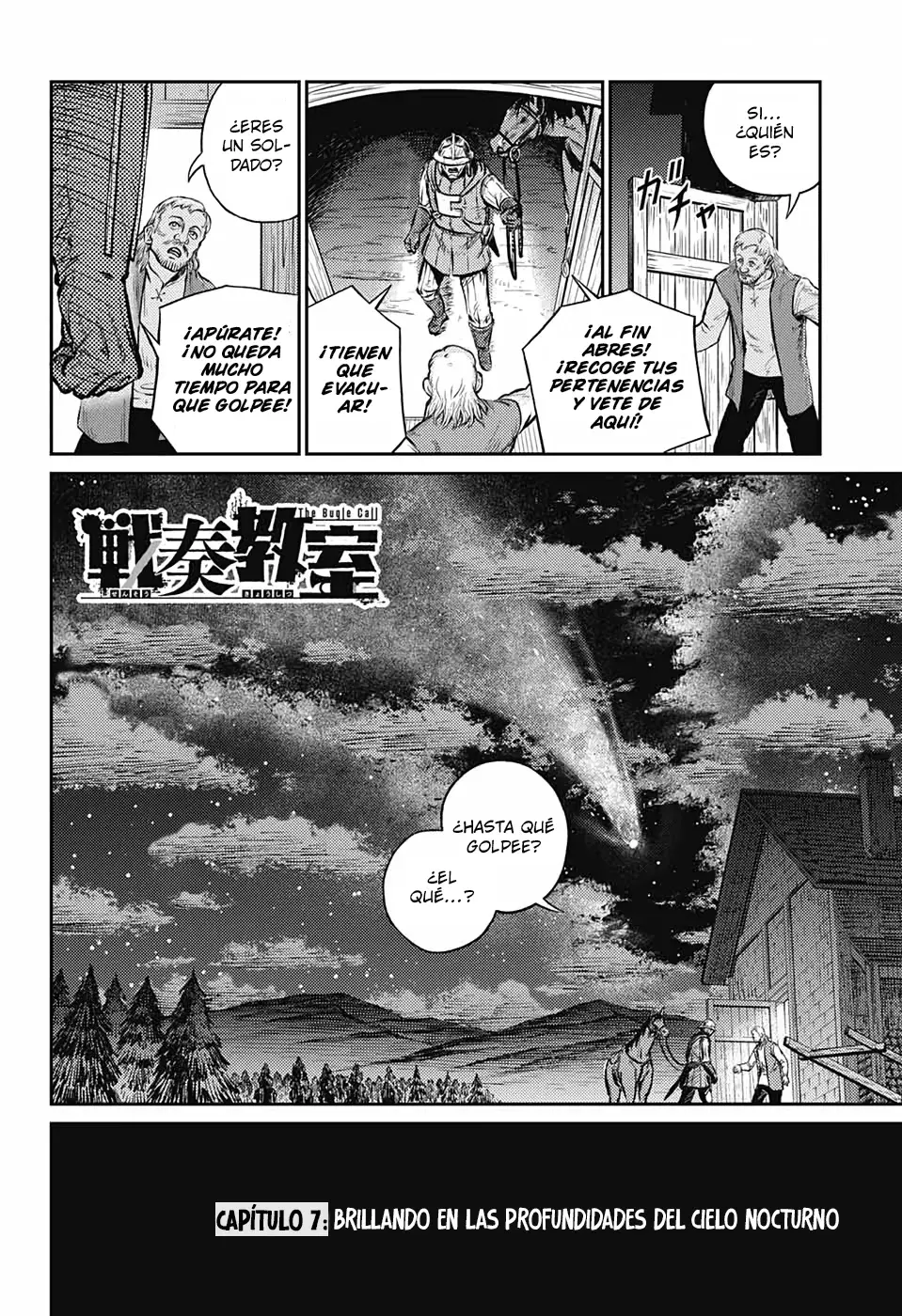 The Bugle Call Capitulo 7: Brillando en las Profundidades del Cielo Nocturno página 4