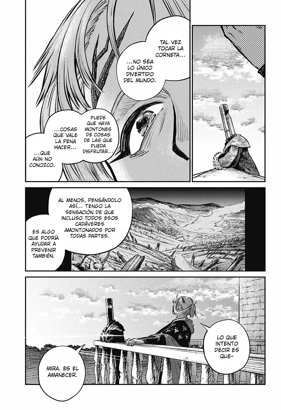 The Bugle Call Capitulo 7: Brillando en las Profundidades del Cielo Nocturno página 45