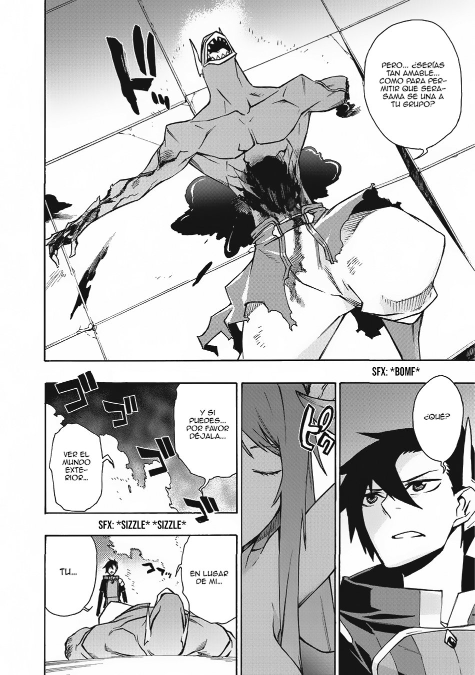 Kuro no Shoukanshi Capitulo 12: La Hija del Rey Demonio Gustav. página 14