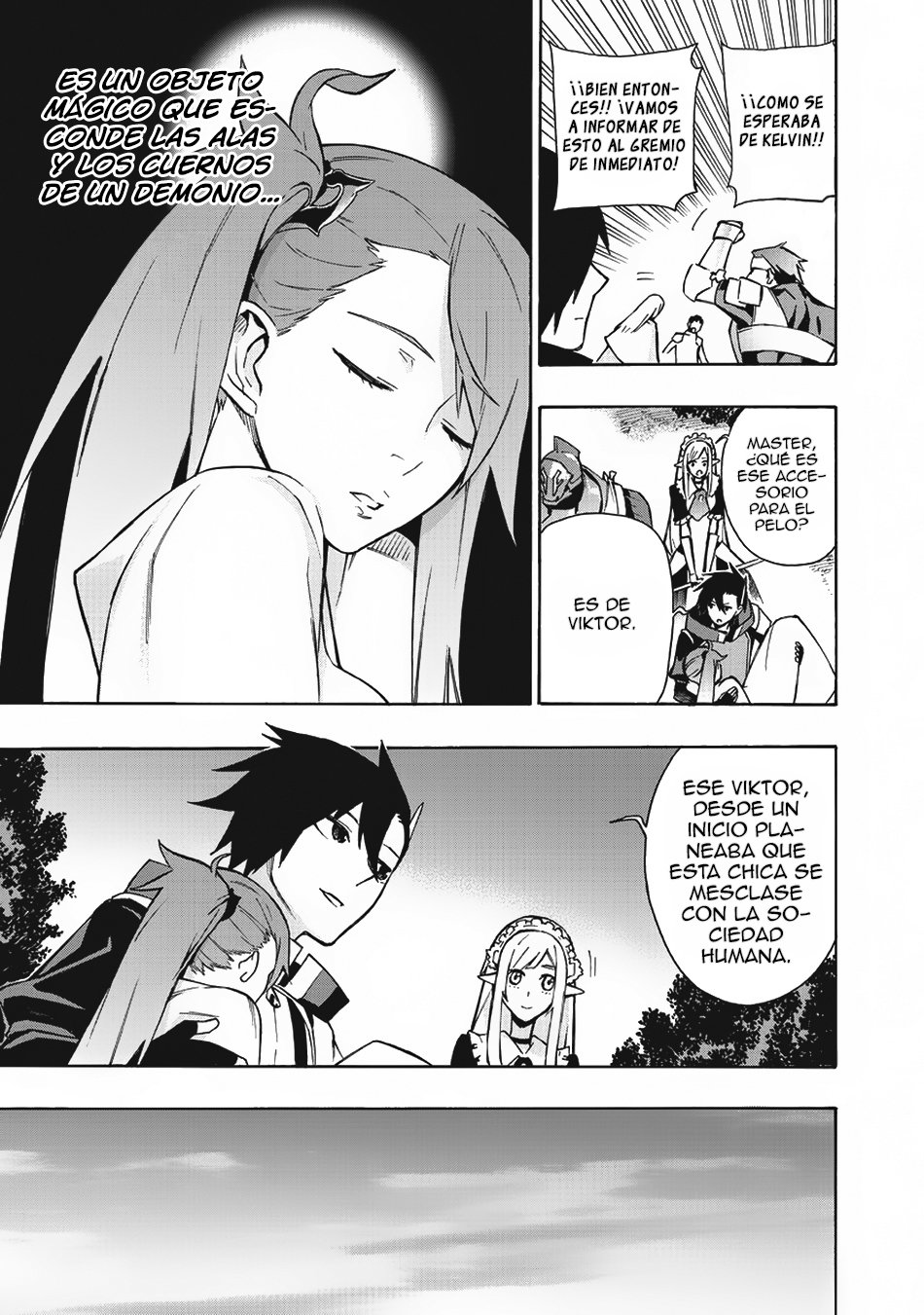 Kuro no Shoukanshi Capitulo 12: La Hija del Rey Demonio Gustav. página 19