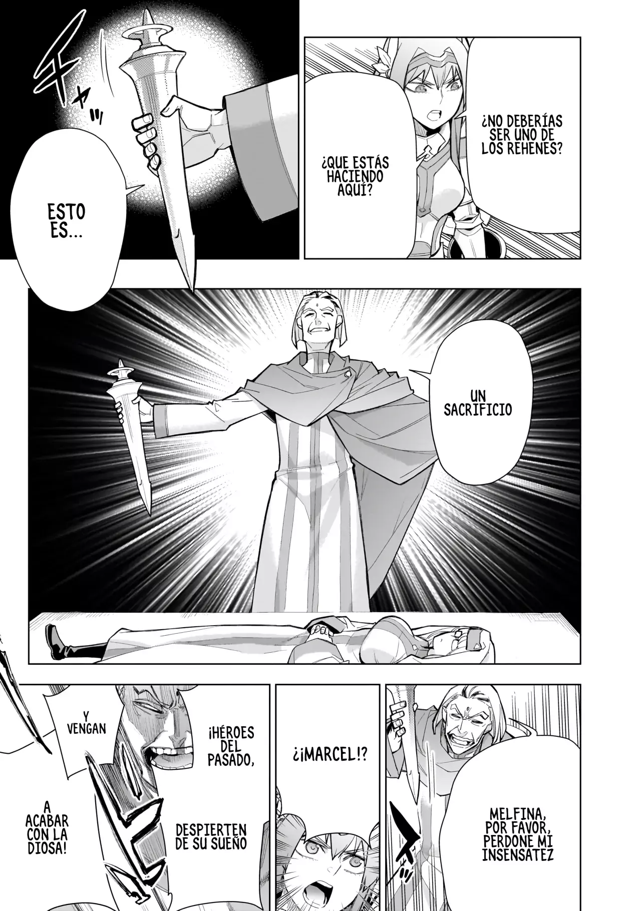 Kuro no Shoukanshi Capitulo 130: El mausoleo subterráneo de la heroína III página 19