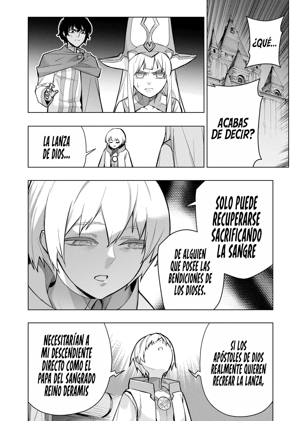 Kuro no Shoukanshi Capitulo 140: El Eclipse de la Lanza Sagrada. página 8