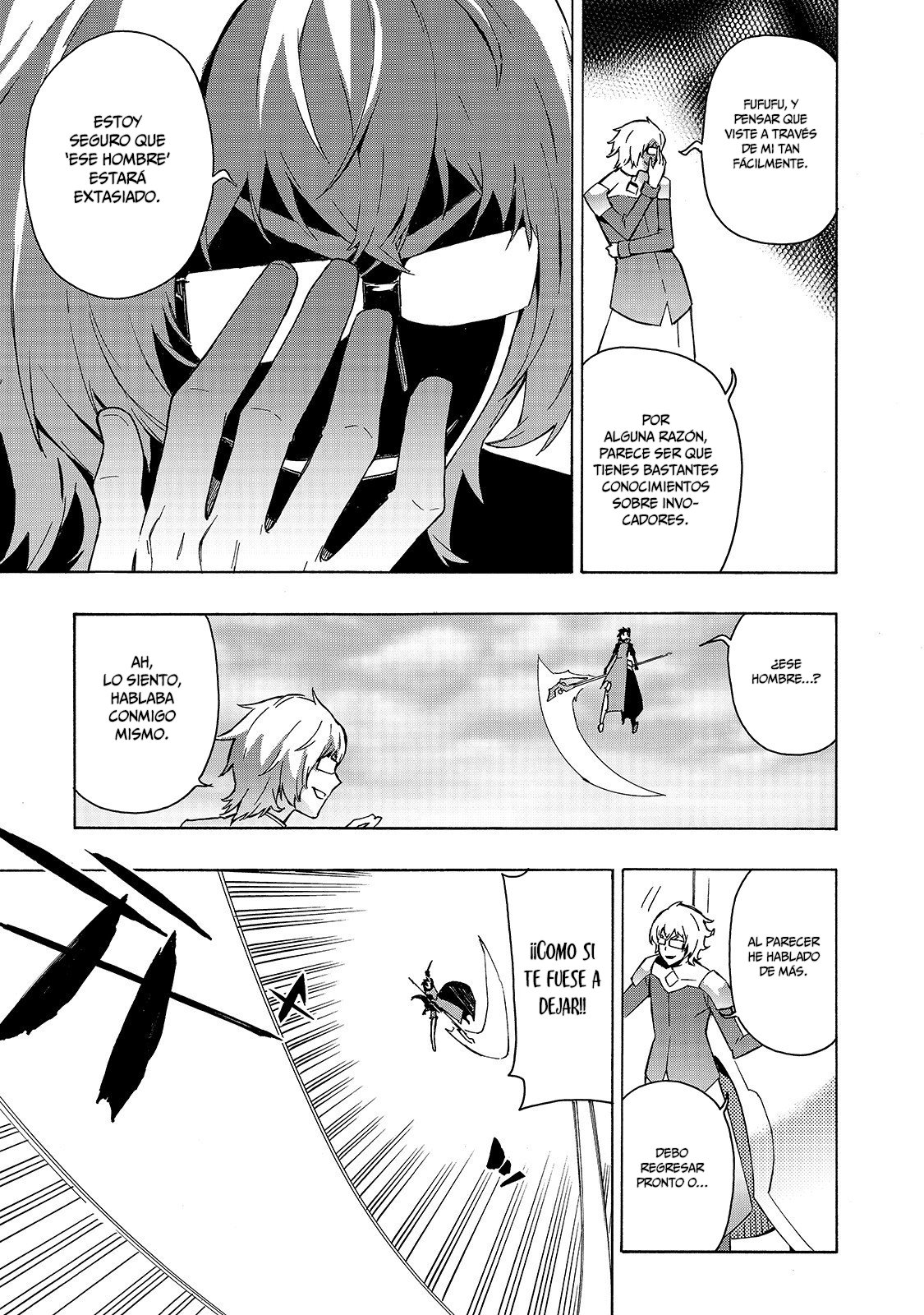 Kuro no Shoukanshi Capitulo 35: La Villa Elfo VII página 14