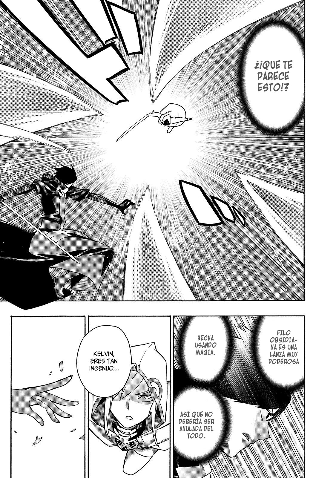 Kuro no Shoukanshi Capitulo 45: Batalla de Demostración I página 18