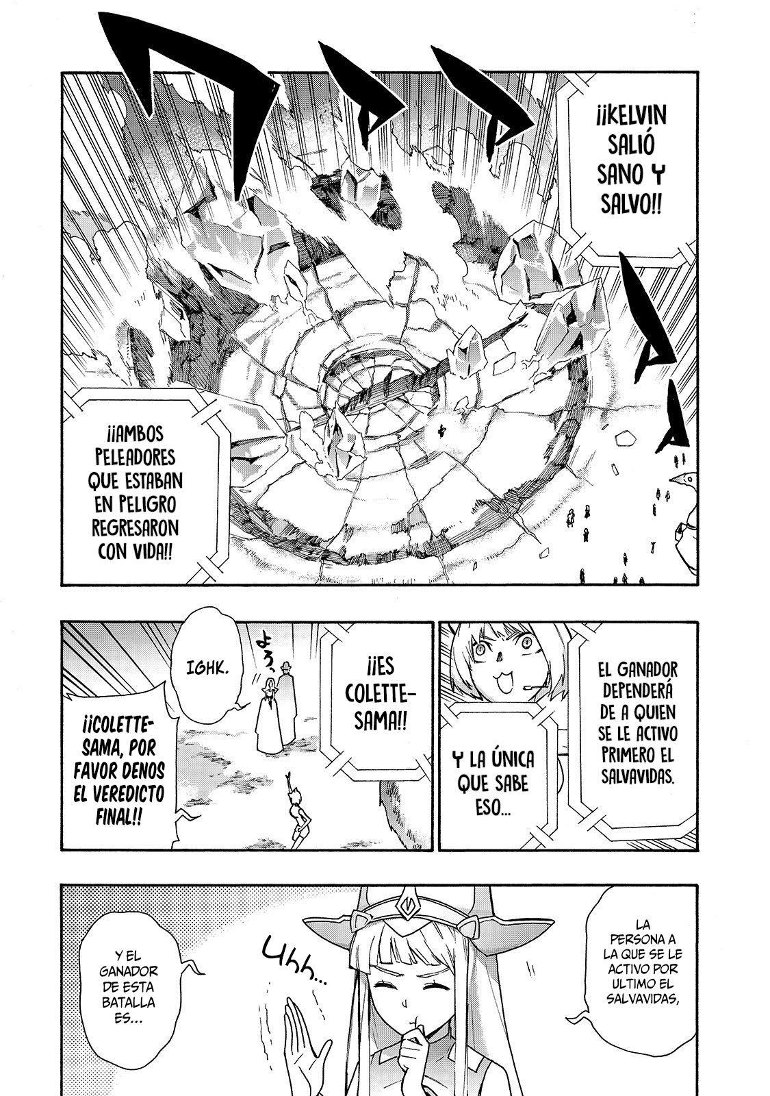 Kuro no Shoukanshi Capitulo 48: Batalla de Demostración IV página 12