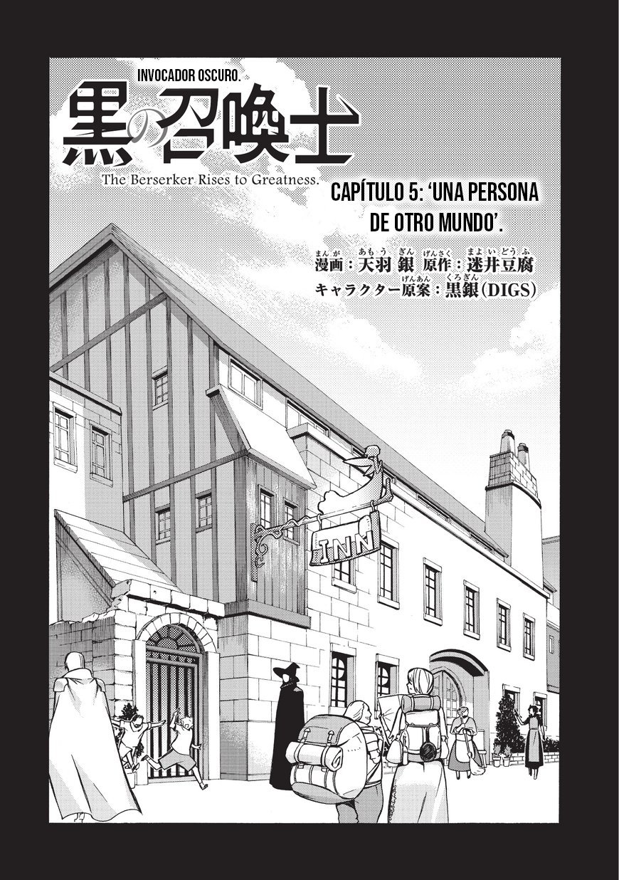 Kuro no Shoukanshi Capitulo 5: Una persona de otro Mundo. página 3