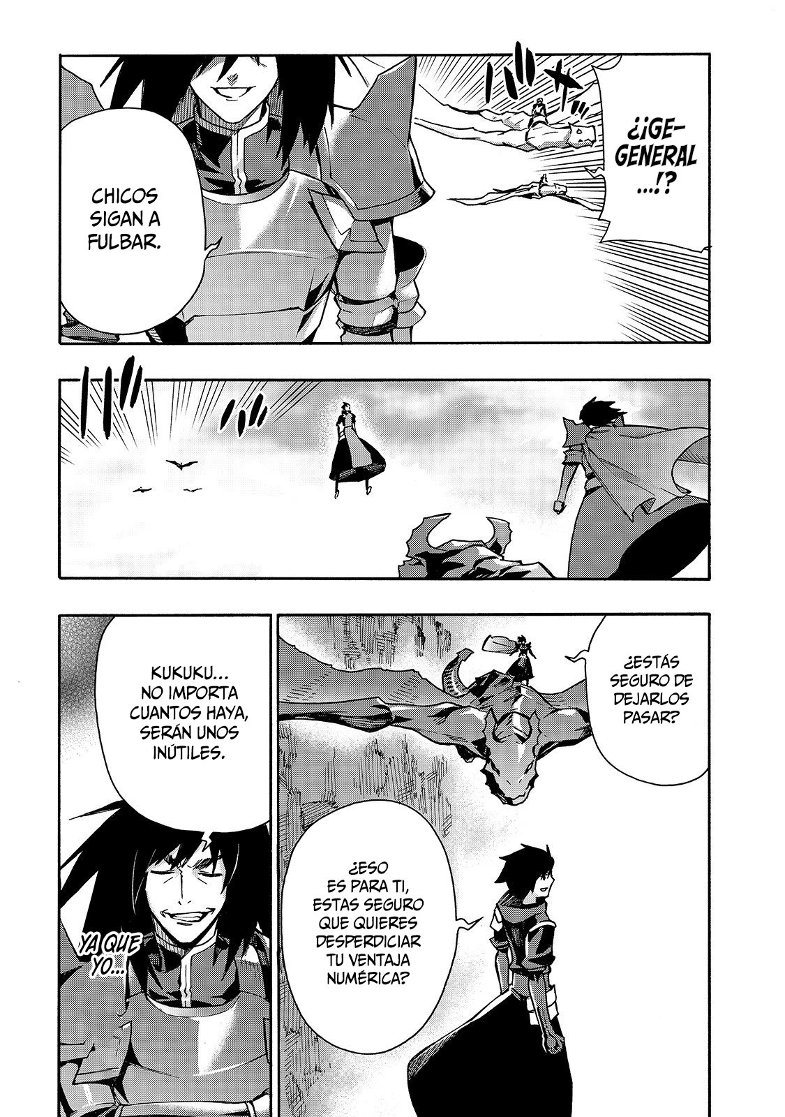 Kuro no Shoukanshi Capitulo 57: Caballería de Dragones VI página 10