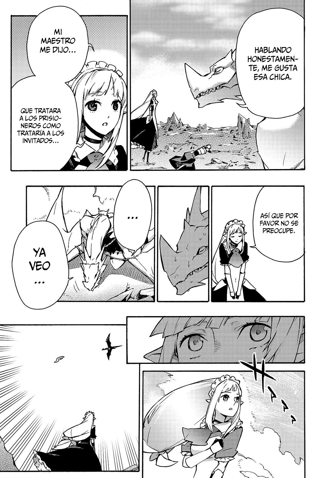 Kuro no Shoukanshi Capitulo 59: Caballería de Dragones VIII página 8
