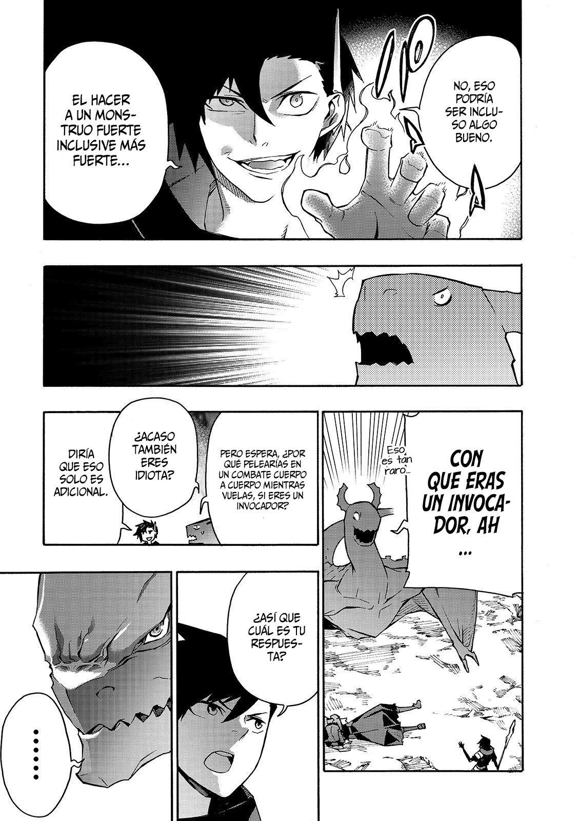 Kuro no Shoukanshi Capitulo 62: Dahaku, El Dragón Negro Azabache III página 18