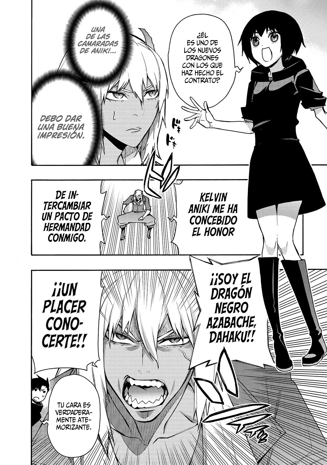 Kuro no Shoukanshi Capitulo 63: Dahaku, El Dragón Negro Azabache IV página 8