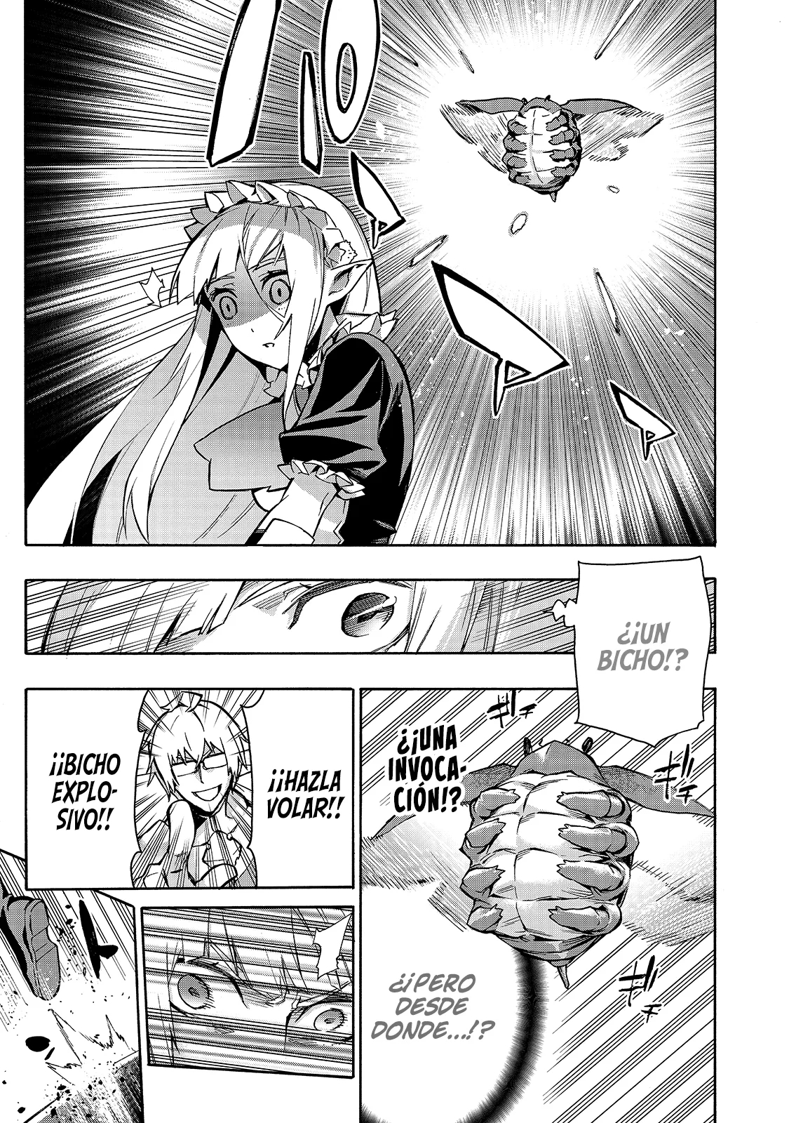 Kuro no Shoukanshi Capitulo 78: Batalla Entre Generales III página 8