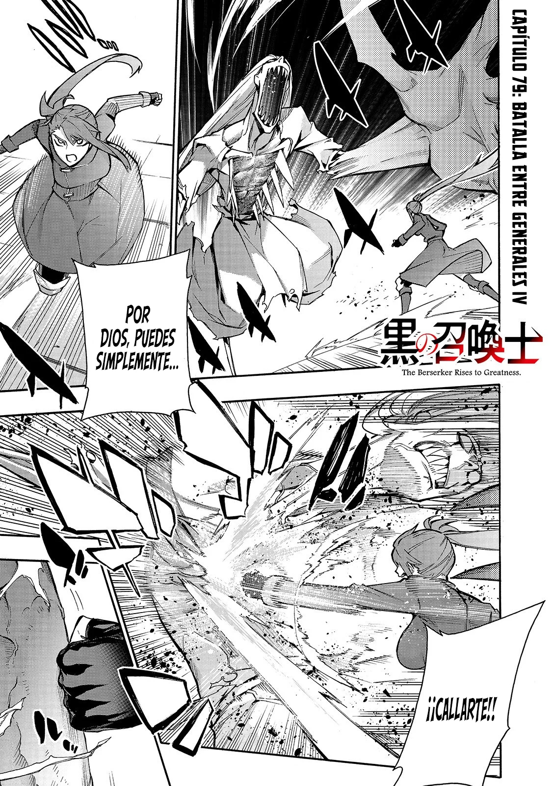 Kuro no Shoukanshi Capitulo 79: Batalla Entre Generales IV página 4