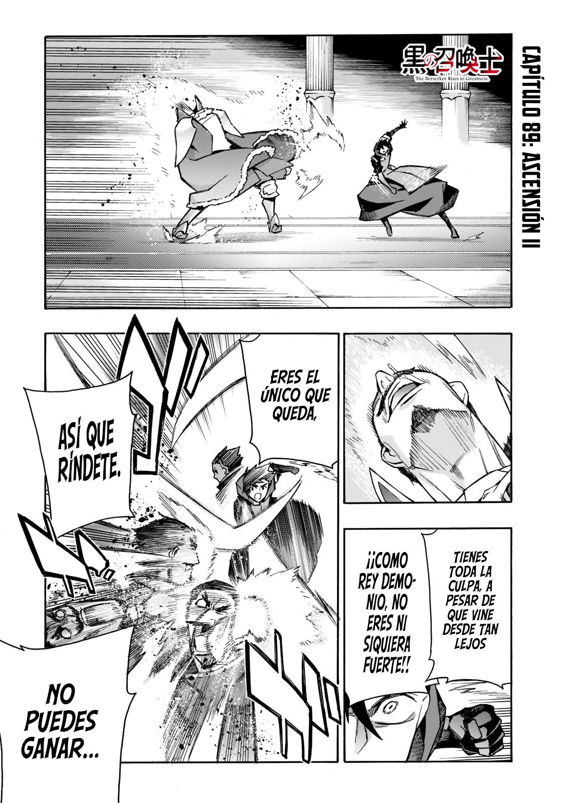Kuro no Shoukanshi Capitulo 89: Ascensión II página 4