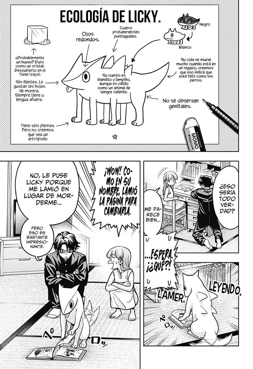 la ordinariamente extraordinaria vida de hatori y furuta Capitulo 4: La criatura del espejo. página 16