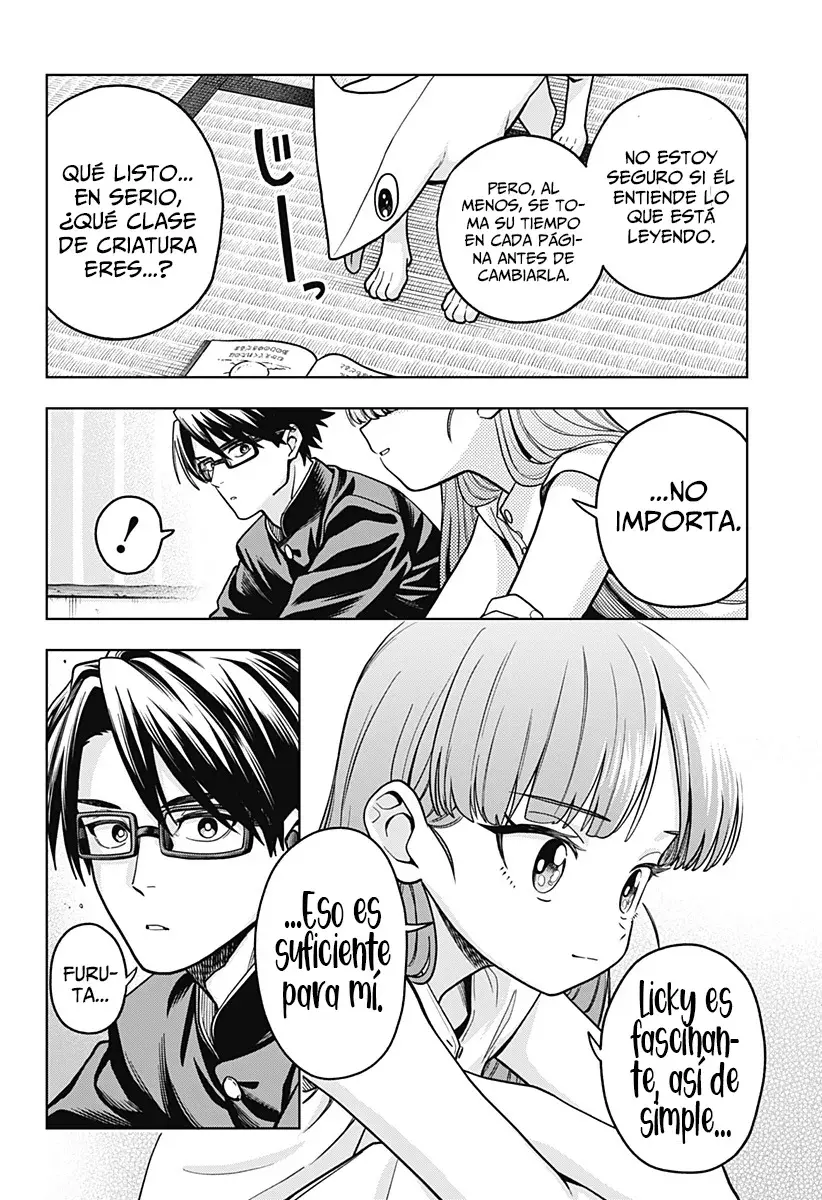 la ordinariamente extraordinaria vida de hatori y furuta Capitulo 4: La criatura del espejo. página 17
