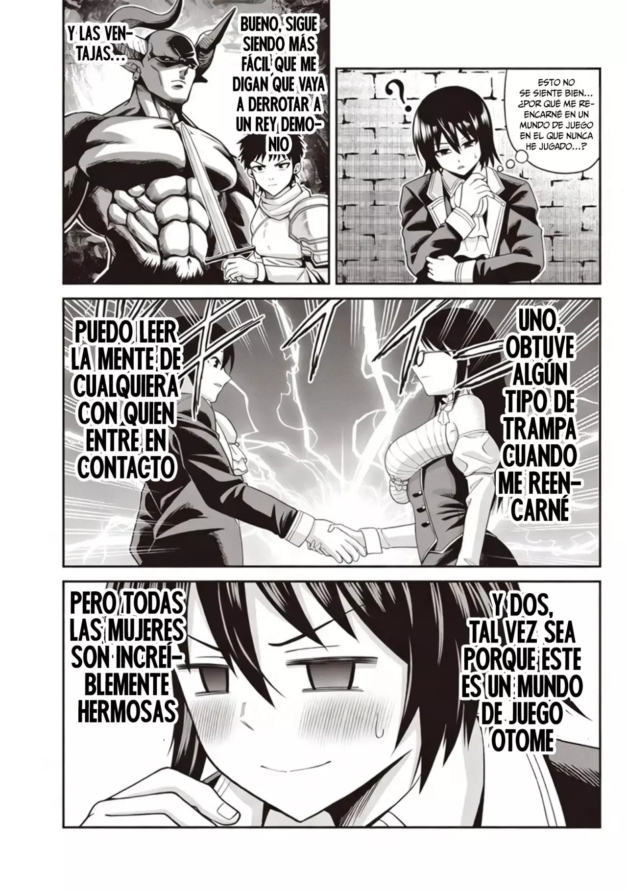 Telepathic Aristocrat ~Villainous Young Noble in a World with a 1:99 Male-to-Female Ratio~ Capitulo 2.1: Salida página 3