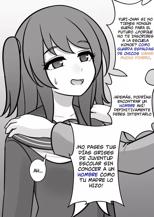El mundo paralelo con una relación de hombres y mujeres de 1:39 resulta ser inesperadamente normal. Capitulo 105: La one-sama de Momozono Yuri página 3