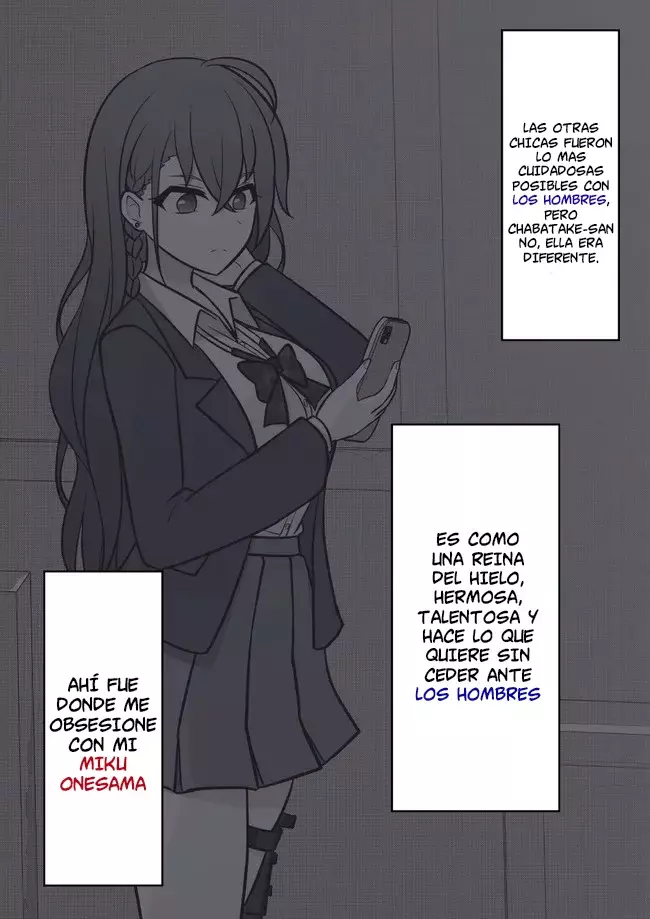El mundo paralelo con una relación de hombres y mujeres de 1:39 resulta ser inesperadamente normal. Capitulo 105: La one-sama de Momozono Yuri página 9
