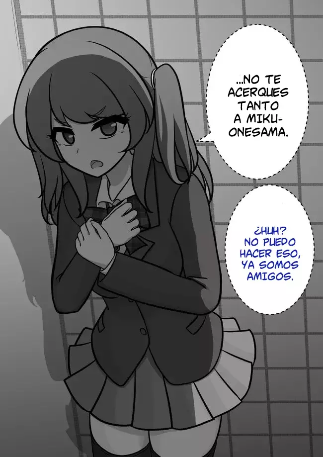 El mundo paralelo con una relación de hombres y mujeres de 1:39 resulta ser inesperadamente normal. Capitulo 118: De miku... página 7
