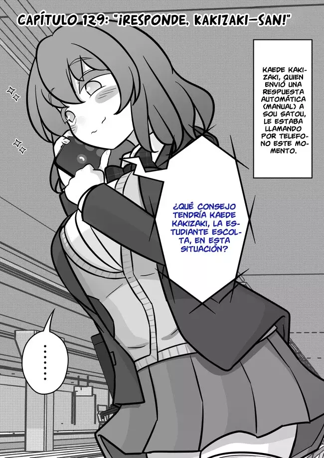 El mundo paralelo con una relación de hombres y mujeres de 1:39 resulta ser inesperadamente normal. Capitulo 129: ¡Responde, Kakizaki-san! página 3