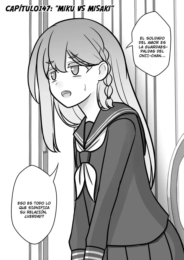 El mundo paralelo con una relación de hombres y mujeres de 1:39 resulta ser inesperadamente normal. Capitulo 147: Miku Vs. Misaki página 3