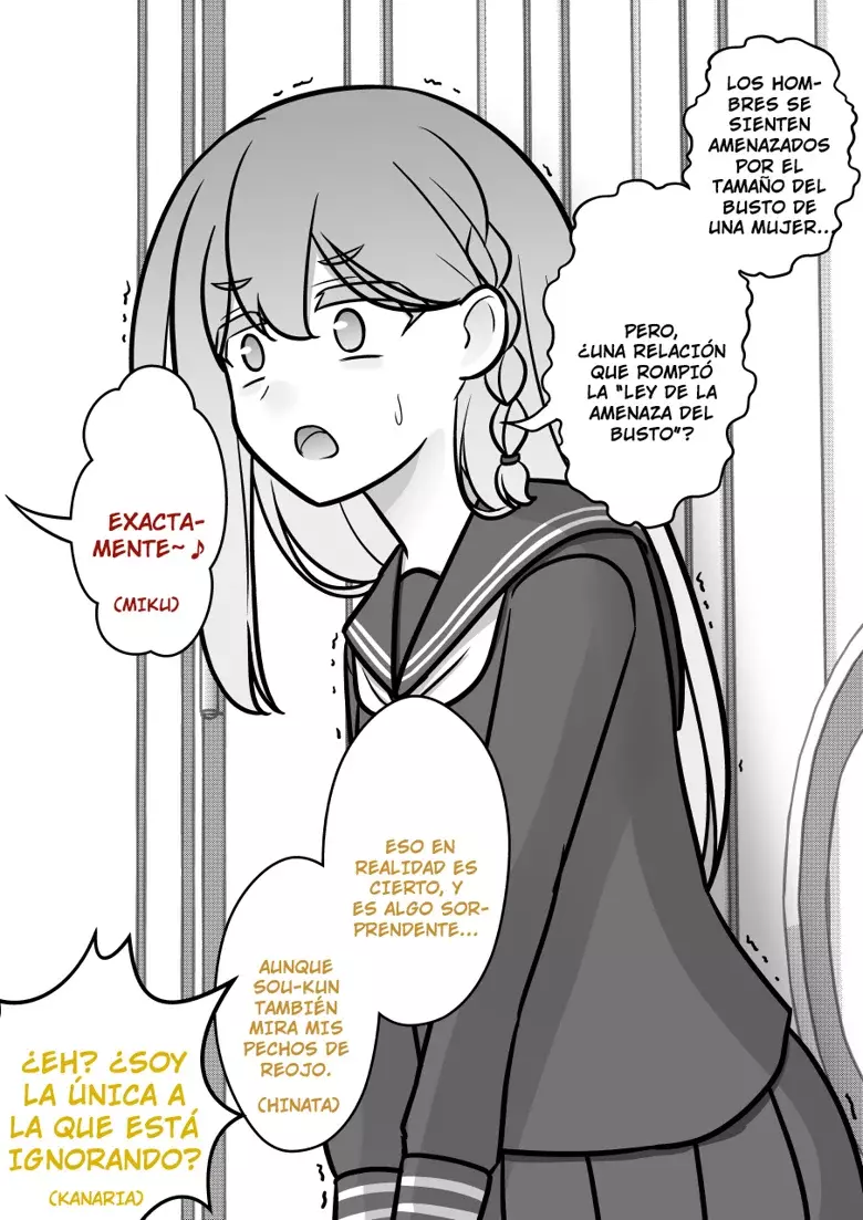 El mundo paralelo con una relación de hombres y mujeres de 1:39 resulta ser inesperadamente normal. Capitulo 147: Miku Vs. Misaki página 6